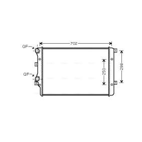 Kühler, Motorkühlung von AVA COOLING SYSTEMS VN2206