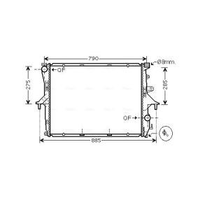 Achetez des Radiateur du moteur AVA COOLING SYSTEMS VN2214 à prix pour 309,97 €