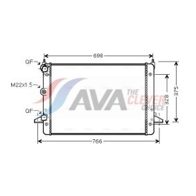 Köp Kondensor, klimatanläggning av AVA COOLING SYSTEMS VN5150 till det låga priset 835,35 kr