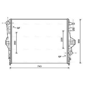 Achetez des Radiateur du moteur AVA COOLING SYSTEMS VNA2316 à prix pour 341,05 €