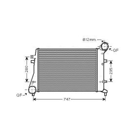 Kjøp Intercooler av AVA COOLING SYSTEMS VNA4268 til den lave prisen 1494,02 NOK