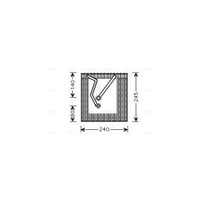 SEAT Verdampfer, Klimaanlage von AVA COOLING SYSTEMS