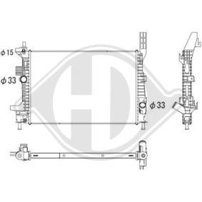 Achetez des Radiateur du moteur DIEDERICHS DCM3866 à prix pour 251,64 €
