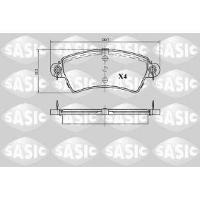 Acquista Kit pastiglie freni da SASIC 6210045 a buon mercato per soli 35,03 €