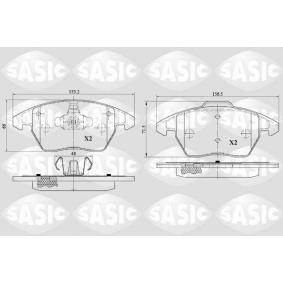 Achetez des Plaquettes de frein SASIC 6210046 à prix pour 49,24 €