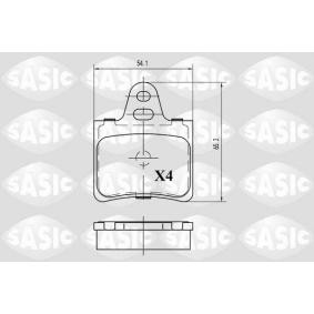 Acquista Kit pastiglie freni da SASIC 6210055 a buon mercato per soli 20,61 €