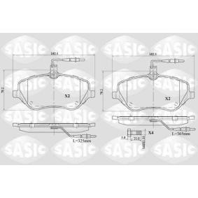 Compre Pastilhas de travão da SASIC 6210057 a um preço baixo por 60,93 €