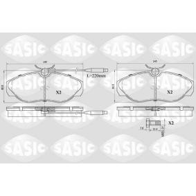 Compre Pastilhas de travão da SASIC 6210058 a um preço baixo por 47,55 €
