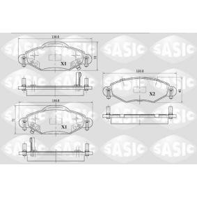 Bremsbeläge für TOYOTA von SASIC