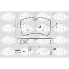 Comprar Juego de pastillas de freno de SASIC 6216038 a bajo precio de 45,48 €
