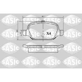 Compre Pastilhas de travão da SASIC 6216043 a um preço baixo por 26,34 €