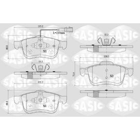 Compre Pastilhas de travão da SASIC 6216078 a um preço baixo por 42,17 €