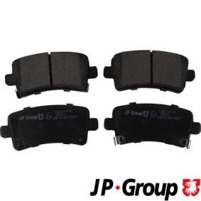 Compre Pastilhas de travão da JP GROUP 1263701110 a um preço baixo por 30,09 €
