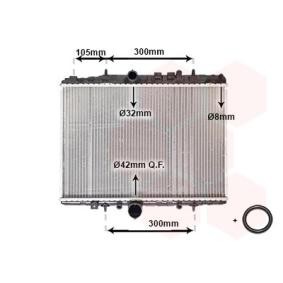 Achetez des Radiateur du moteur VAN WEZEL 40002208 à prix pour 91,67 €