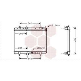 Achetez des Radiateur du moteur VAN WEZEL 40002241 à prix pour 132,29 €