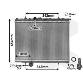 Achetez des Radiateur du moteur VAN WEZEL 40002247 à prix pour 140,19 €