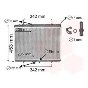 Achetez des Radiateur du moteur VAN WEZEL 40002249 à prix pour 154,82 €