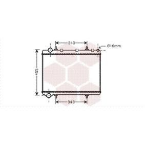 Achetez des Radiateur du moteur VAN WEZEL 40002259 à prix pour 106,18 €