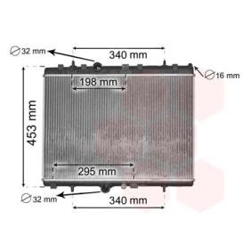 Achetez des Radiateur du moteur VAN WEZEL 40002290 à prix pour 116,69 €
