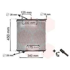 Achetez des Radiateur du moteur VAN WEZEL 40002298 à prix pour 77,68 €