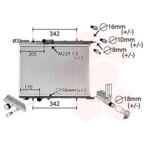 Achetez des Radiateur du moteur VAN WEZEL 40002300 à prix pour 80,19 €