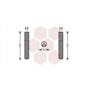 Achetez des Filtre déshydratant, climatisation VAN WEZEL 4000D302 à prix pour 35,06 €