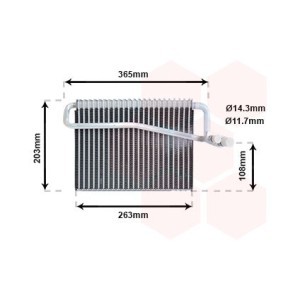 Verdampfer, Klimaanlage 4000V039