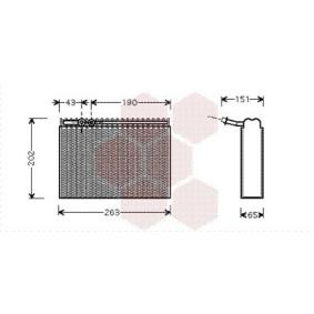 Verdampfer, Klimaanlage 4000V062