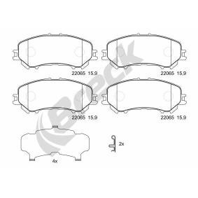 Acquista Kit pastiglie freni da BRECK 22065 00 701 10 a buon mercato per soli 52,71 €