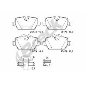 Acquista Kit pastiglie freni da BRECK 25478 00 704 00 a buon mercato per soli 40,25 €