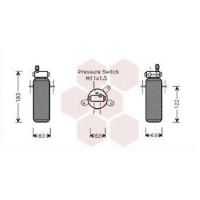 Achetez des Filtre déshydratant, climatisation VAN WEZEL 4300D288 à prix pour 34,56 €