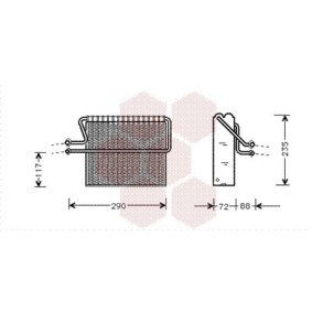 Verdampfer, Klimaanlage 4300V004