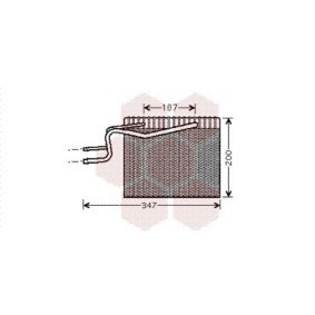 Verdampfer, Klimaanlage 4300V365