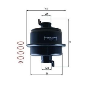 Köp Bränslefilter av MAHLE ORIGINAL KL 1051D till det låga priset 203,00 kr