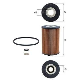 Ölfilter für SSANGYONG von MAHLE ORIGINAL