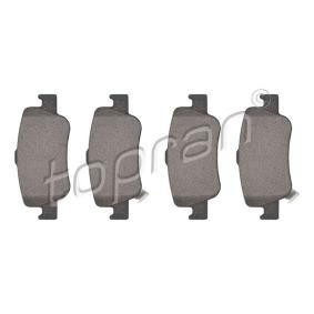 Achetez des Plaquettes de frein TOPRAN 600 593 à prix pour 24,58 €