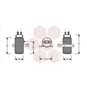 Achetez des Filtre déshydratant, climatisation VAN WEZEL 4700D043 à prix pour 49,14 €