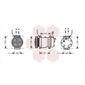 Acquista Compressore aria condizionata da VAN WEZEL 4700K052 a buon mercato per soli 549,79 €