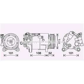 Acquista Compressore aria condizionata da PRASCO BWK566 a buon mercato per soli 1201,47 €