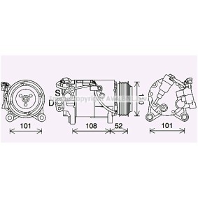 Acquista Compressore aria condizionata da PRASCO BWK567 a buon mercato per soli 1132,01 €