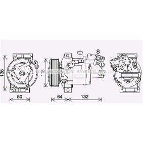 Acquista Compressore aria condizionata da PRASCO DAK016 a buon mercato per soli 937,96 €