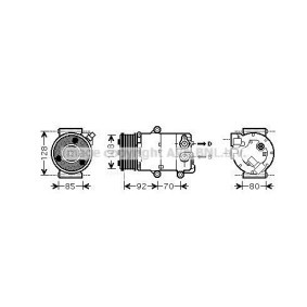 Acquista Compressore aria condizionata da PRASCO FDAK415 a buon mercato per soli 502,92 €