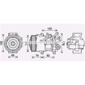Acquista Compressore aria condizionata da PRASCO TOAK745 a buon mercato per soli 592,85 €