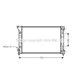 Acquista Radiatore motore da PRASCO VN2072 a buon mercato per soli 60,57 €