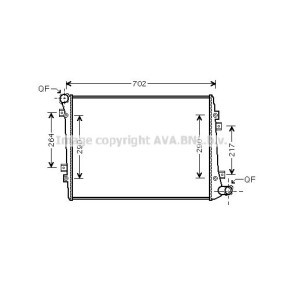 Achetez des Radiateur du moteur PRASCO VN2224 à prix pour 160,11 €