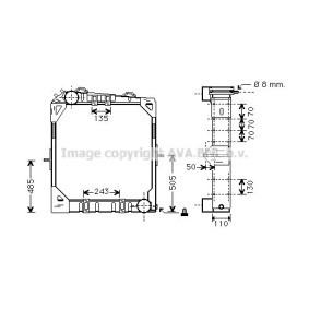 Acquista Radiatore motore da PRASCO VN2255 a buon mercato per soli 149,20 €