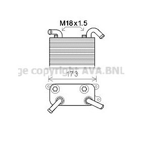 Achetez des Radiateur d'huile de boite de vitesse automatique PRASCO VN3310 à prix pour 311,57 €