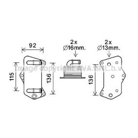 Ölkühler, Automatikgetriebe von PRASCO VN3395