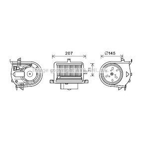 Gebläsemotor VN8350 von PRASCO günstig für 82,18 € online kaufen