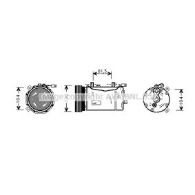 Acquista Compressore aria condizionata da PRASCO VNK172 a buon mercato per soli 592,65 €